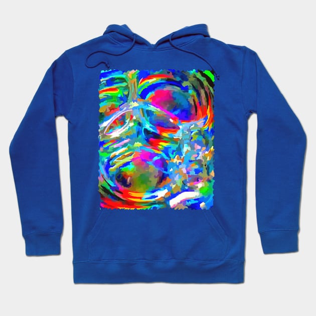 Colorful bright bubbles Hoodie by Evgeniya